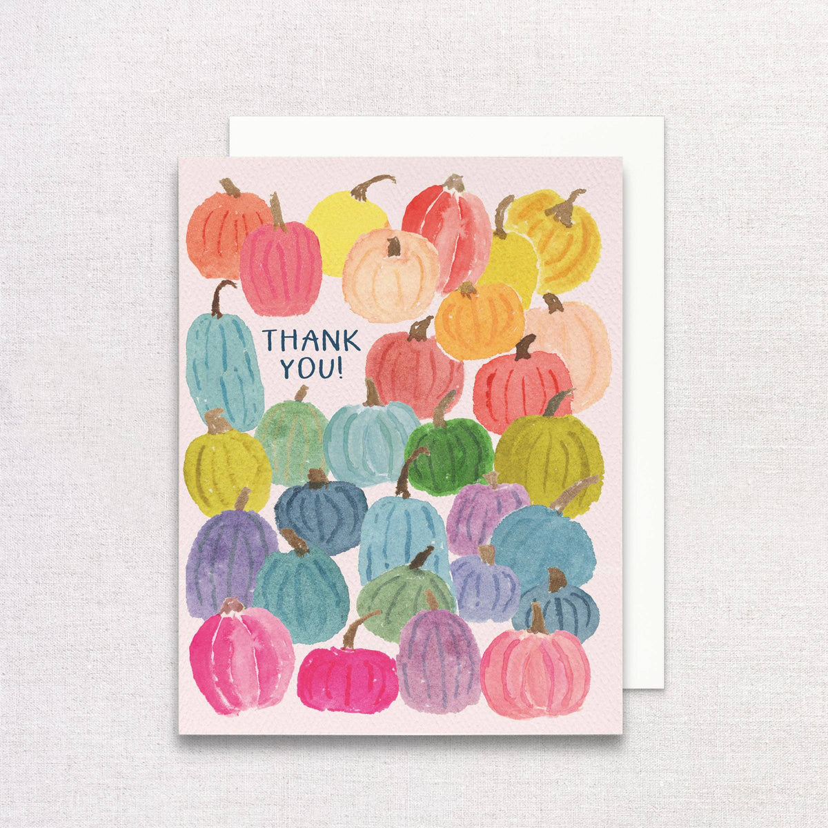 Gert & Co - Colorful Pumpkins Thank You Greeting Card