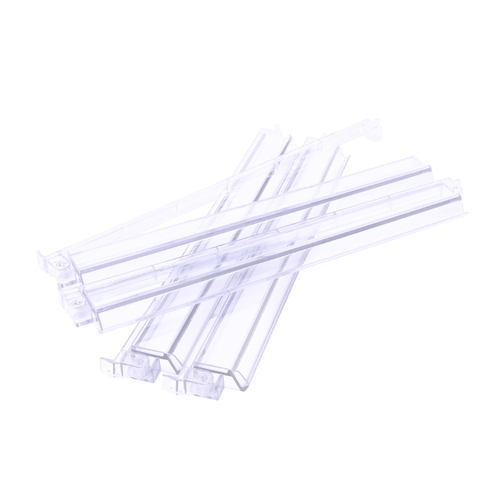 Mahjong Studios - Mahjong Rack and Pusher Set of 4 - Multi Colors Blue Purple Red Green Clear