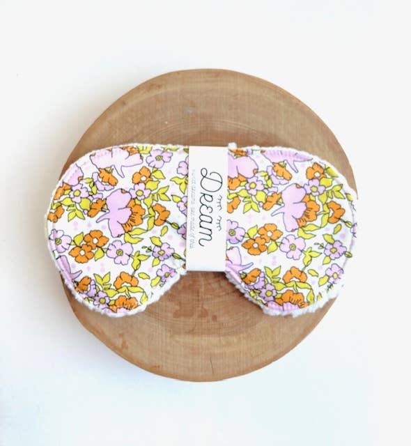 Little Man - Sleep Mask / Sweet Dreams Sleep Mask /  Spring Sorbet