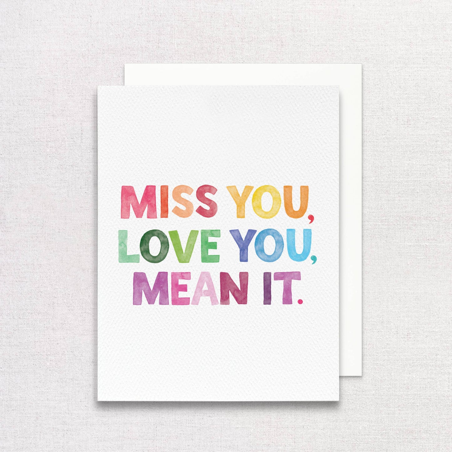 Gert & Co - Miss You, Love You Greeting Card | Galentine's Greeting Card
