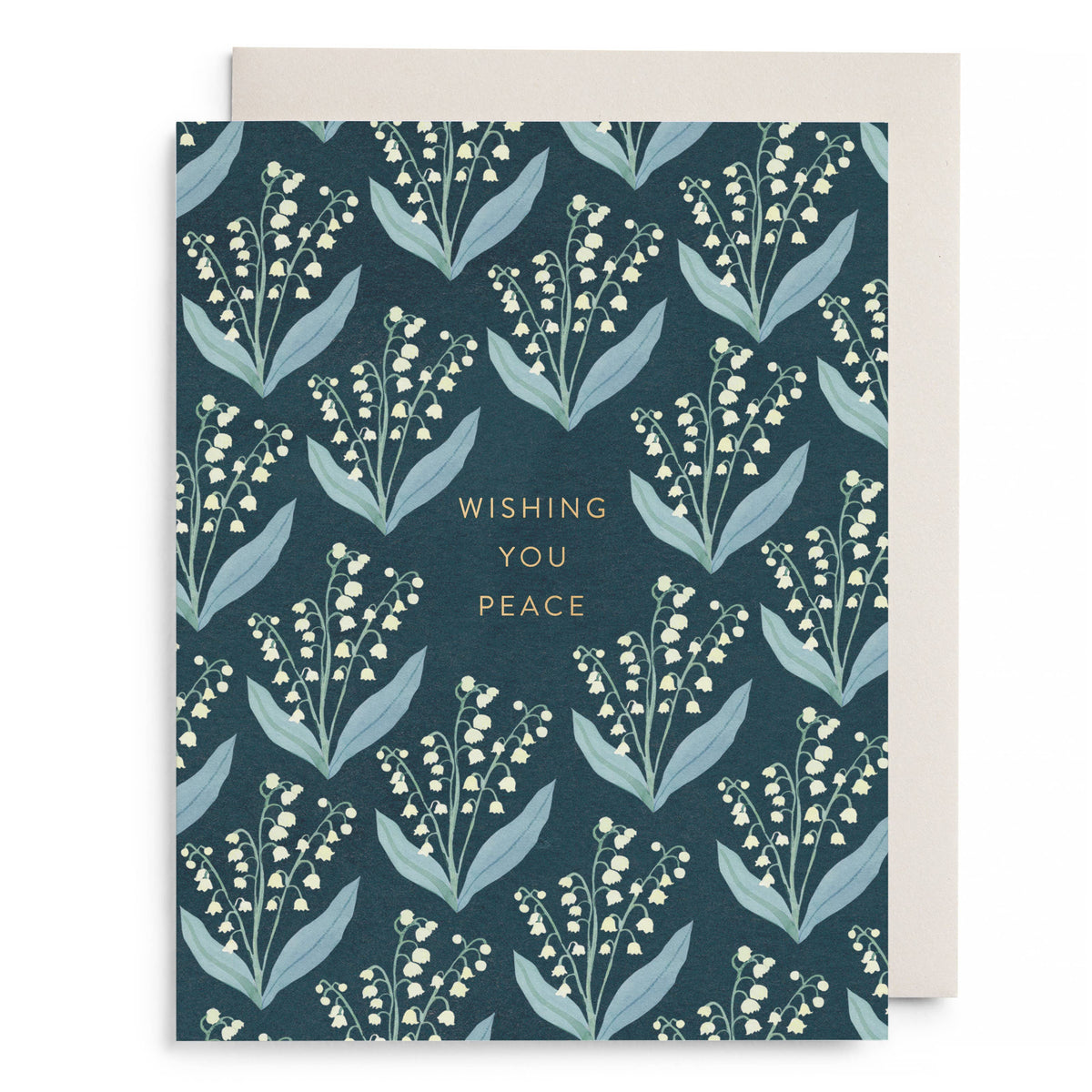 E. Frances Paper - Lily of the Valley Sympathy Greeting Card
