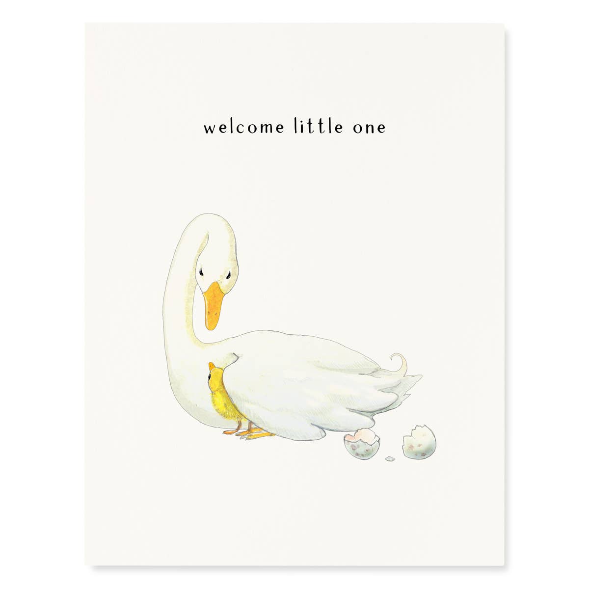 Felix Doolittle - Just Hatched - Baby Greeting Cards - New Baby Ducklings