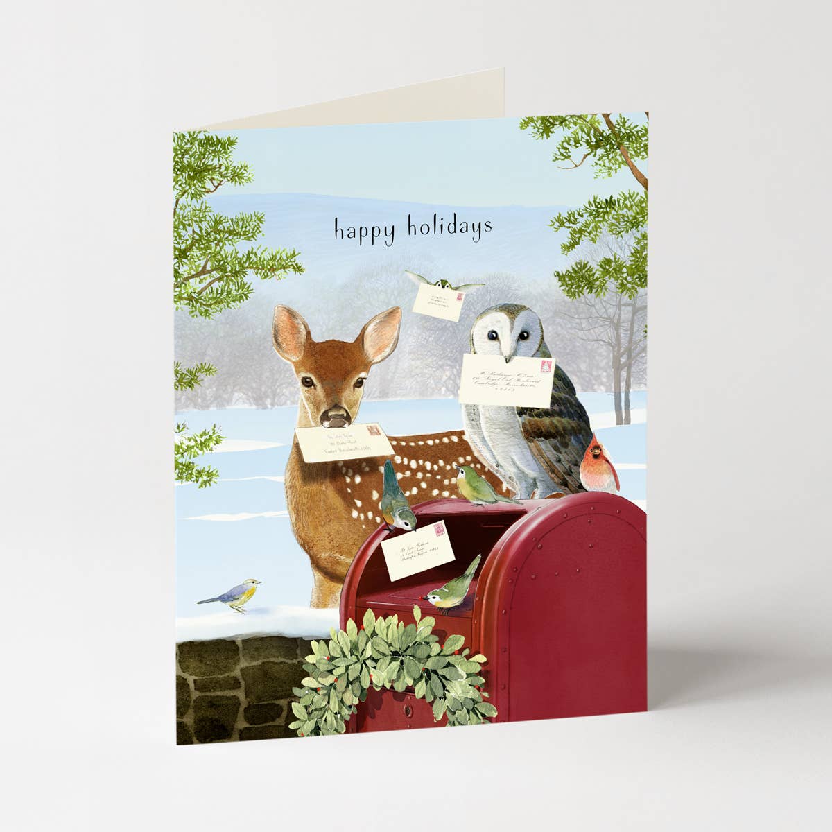 Felix Doolittle - Holiday Post - Christmas Cards - Mailbox and Animals