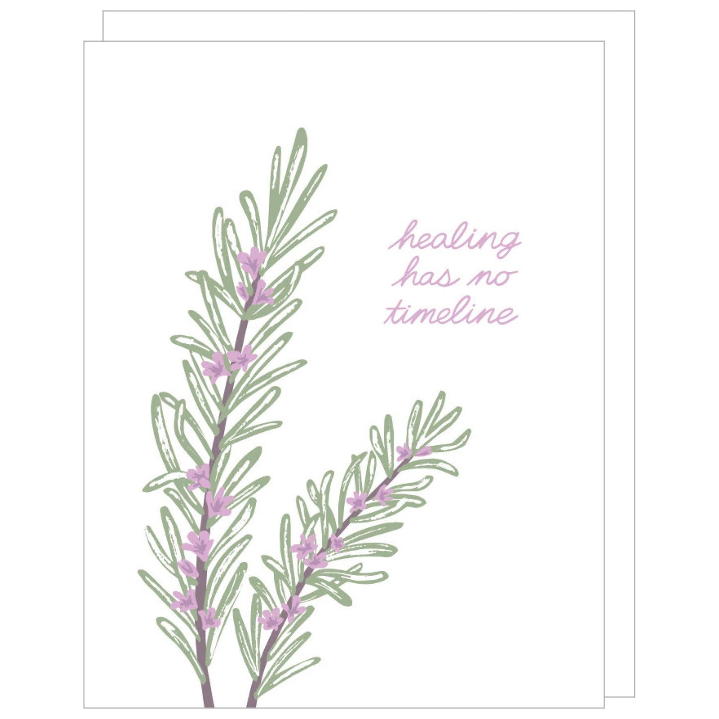 Smudge Ink - Sprig of Rosemary Support Card