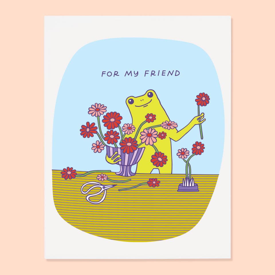 The Good Twin - Frog Friend Card