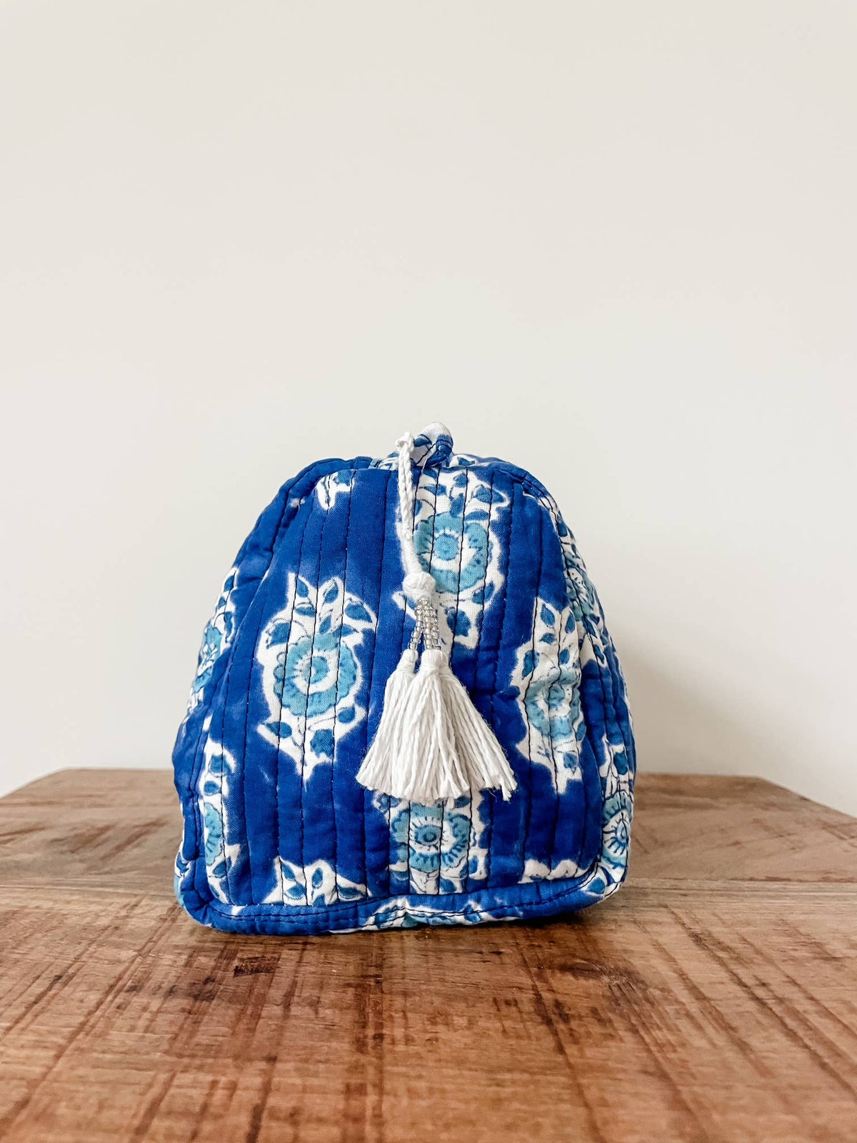 Kalyana Textiles - Royal Bloom Block Print Pouch