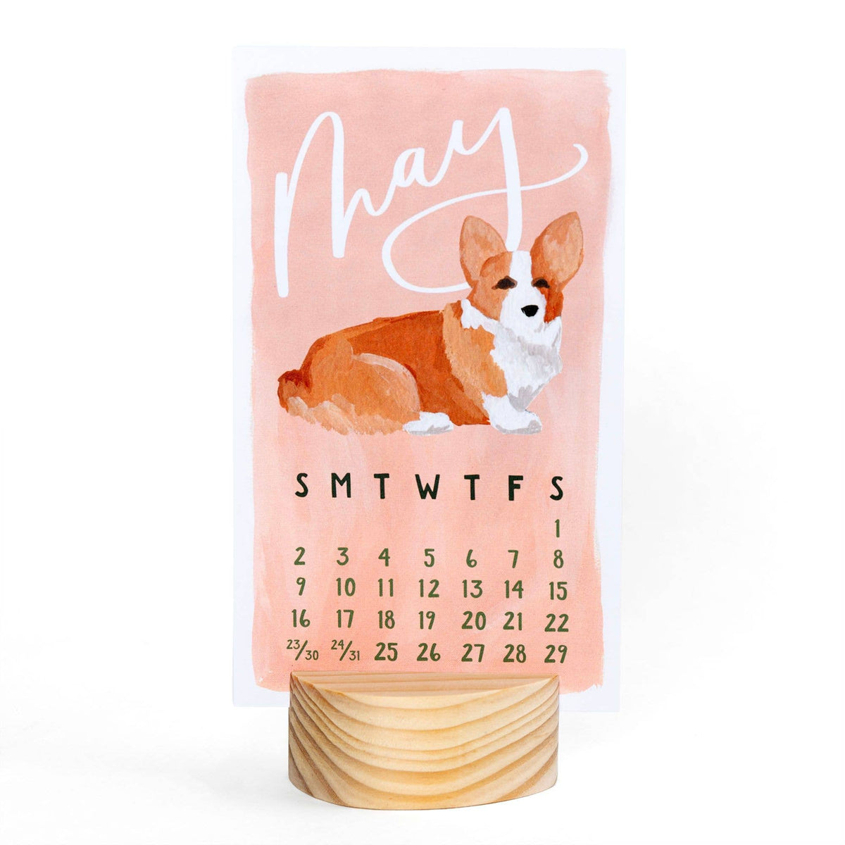 1canoe2 | One Canoe Two Paper Co. - Furry Friends Dogs 2027 Mini Desk Calendar + Wooden Block