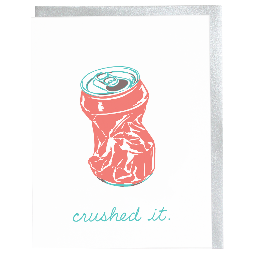 Smudge Ink - Soda Can Congratulations Card