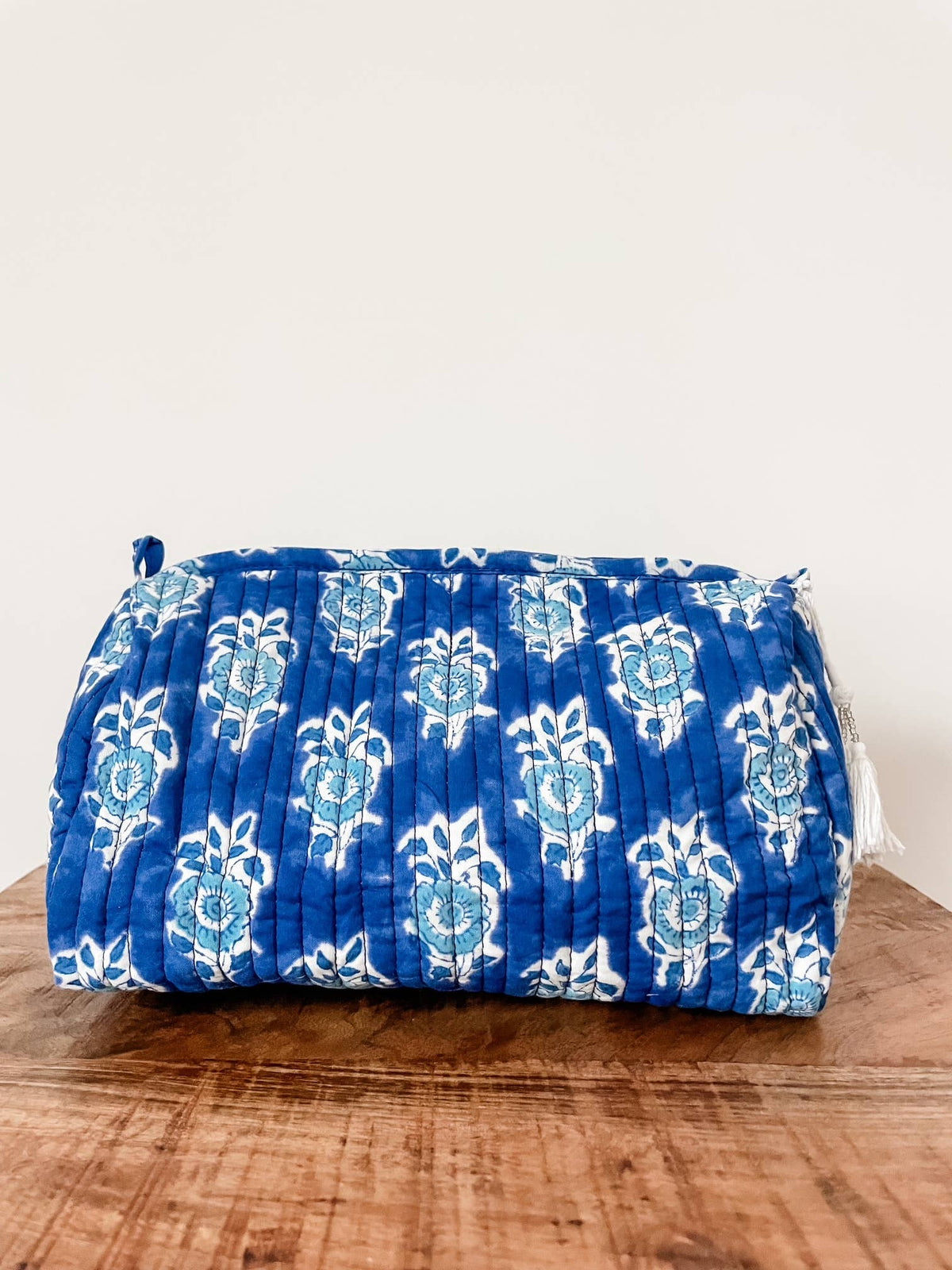 Kalyana Textiles - Royal Bloom Block Print Pouch