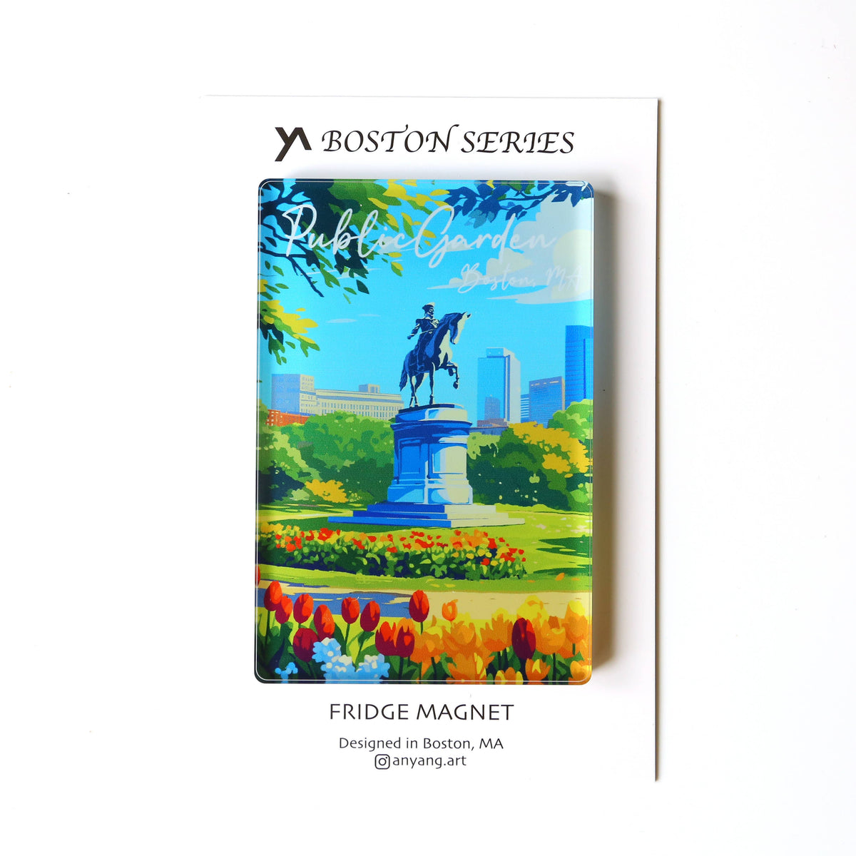 anyangART Studio - Boston Magnet - Landmark - Boston Public Garden