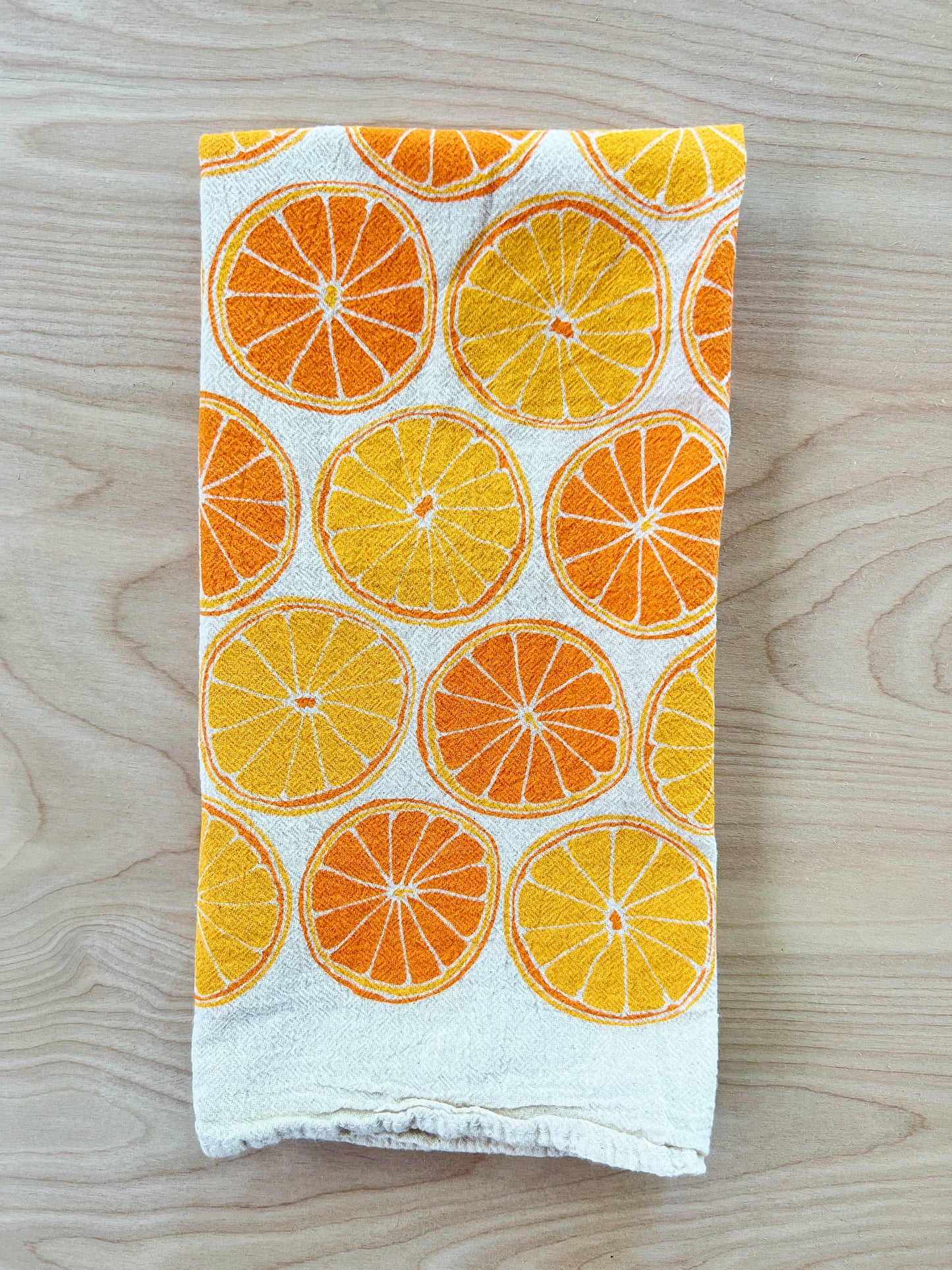 noon designs - Oranges Tea Towel