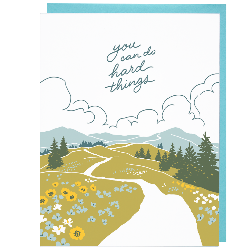 Smudge Ink - Mountain Trail Support Card