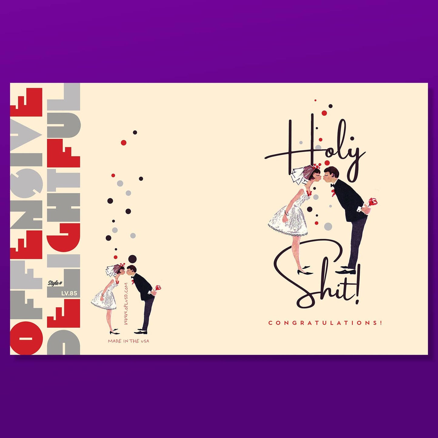 offensivedelightful - HOLY SHIT! wedding card