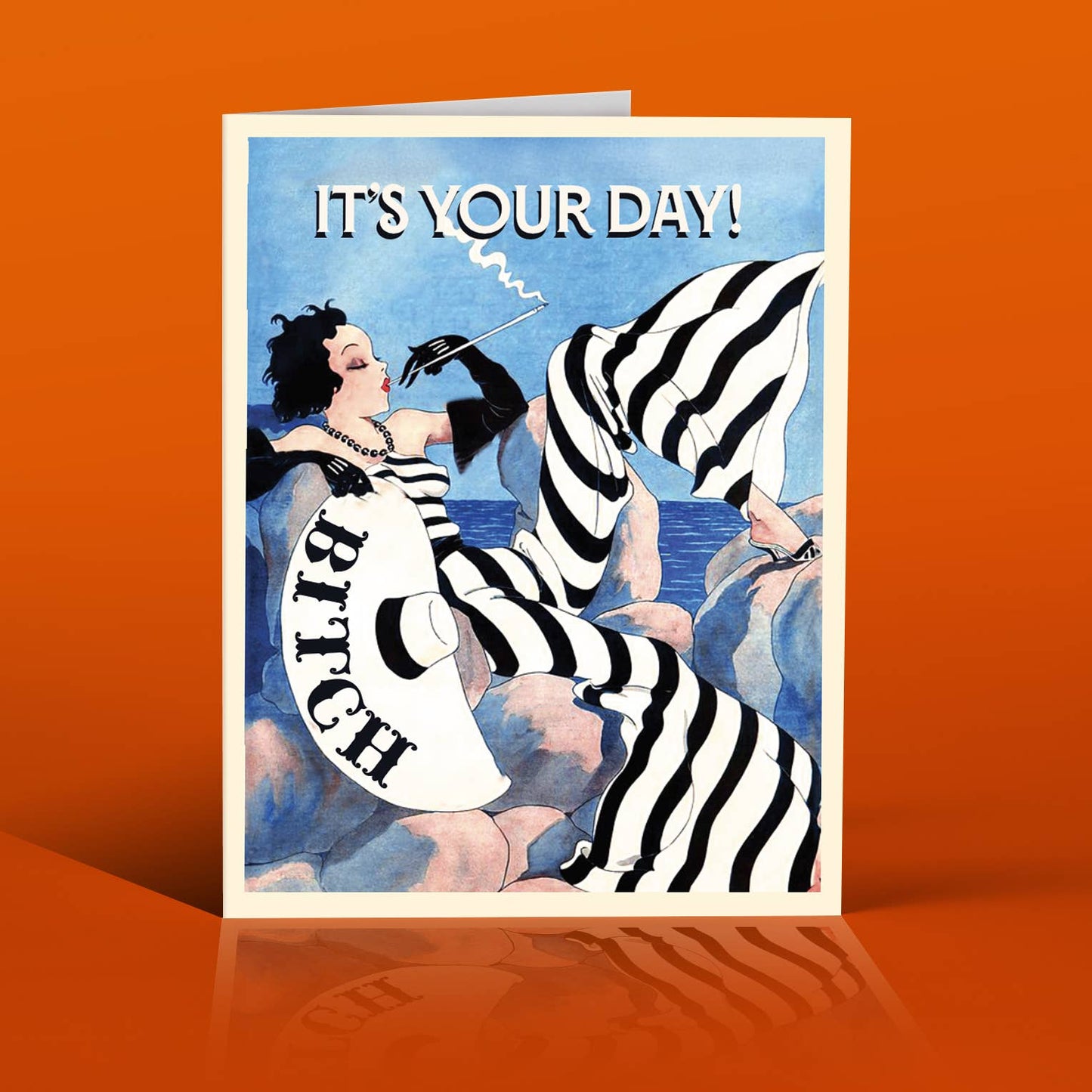 offensivedelightful - BEACH BITCH! birthday card