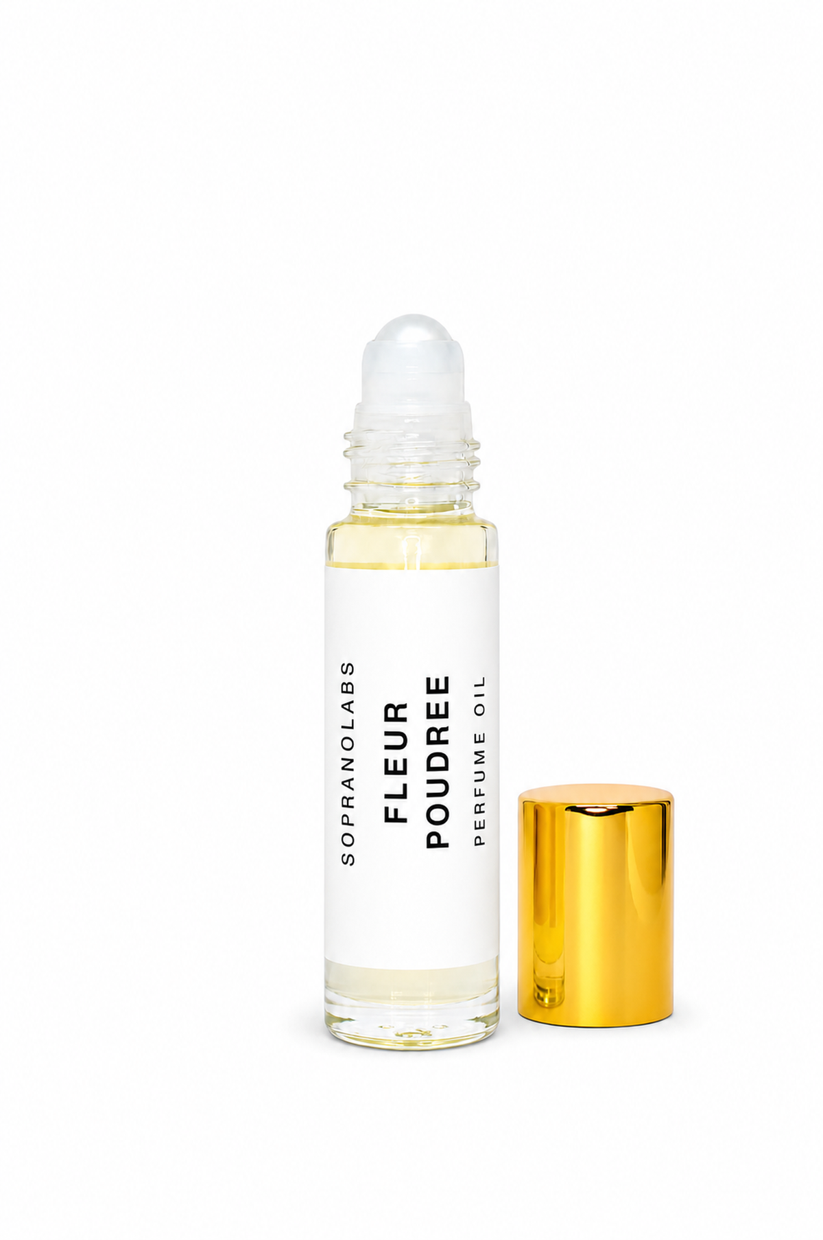 SopranoLabs - FLEUR  POUDREE Vegan Perfume Oil. Gift for her Roll on 10 ml