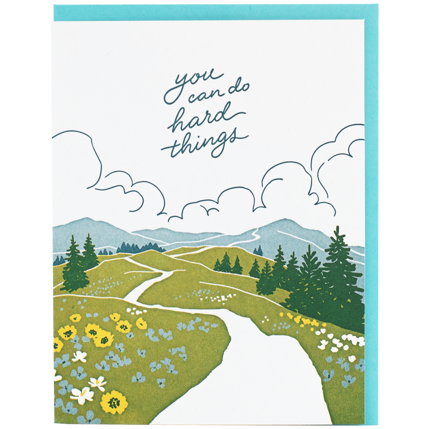 Smudge Ink - Mountain Trail Support Card