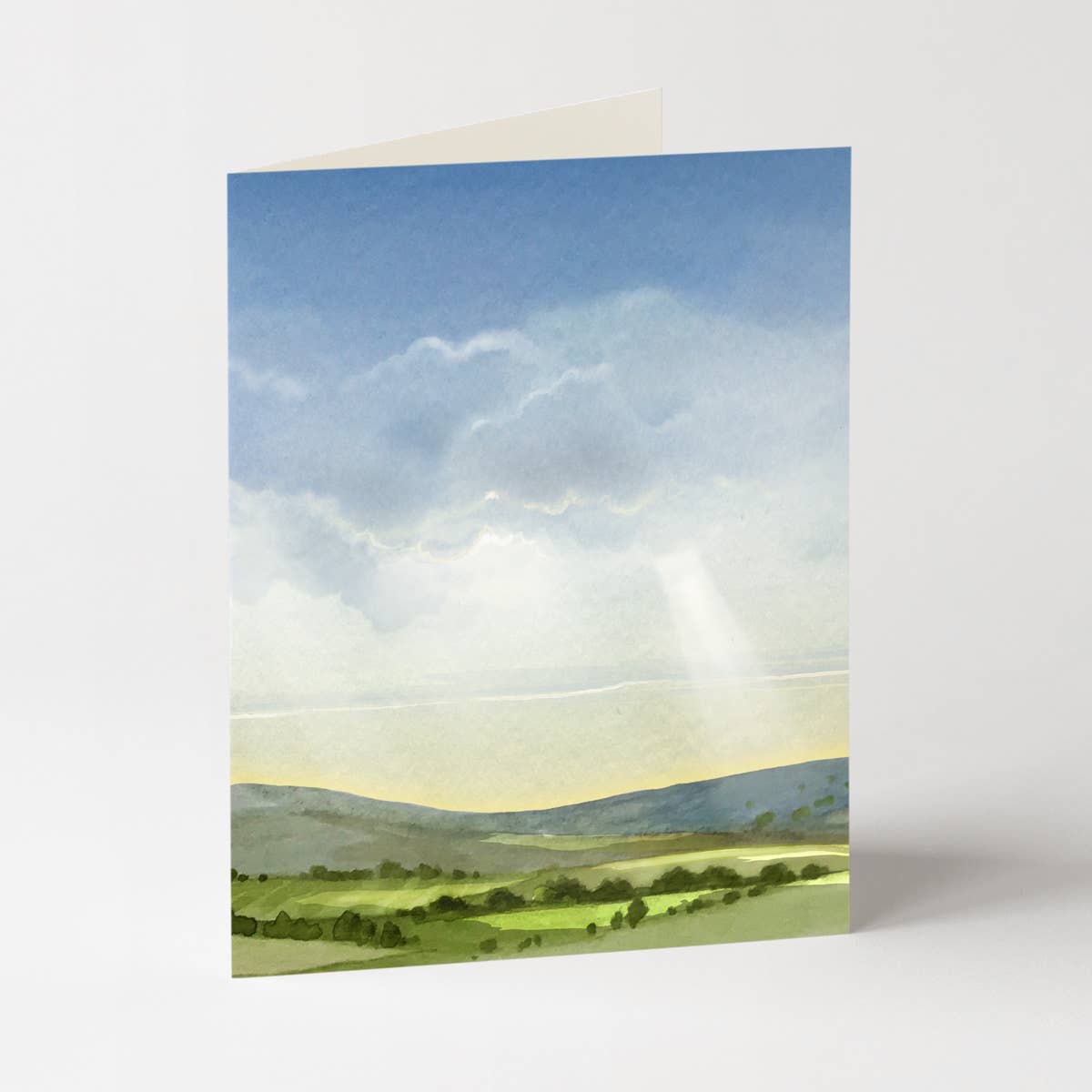 Felix Doolittle - Rays of Light - Sympathy Greeting Cards - Nature Scene