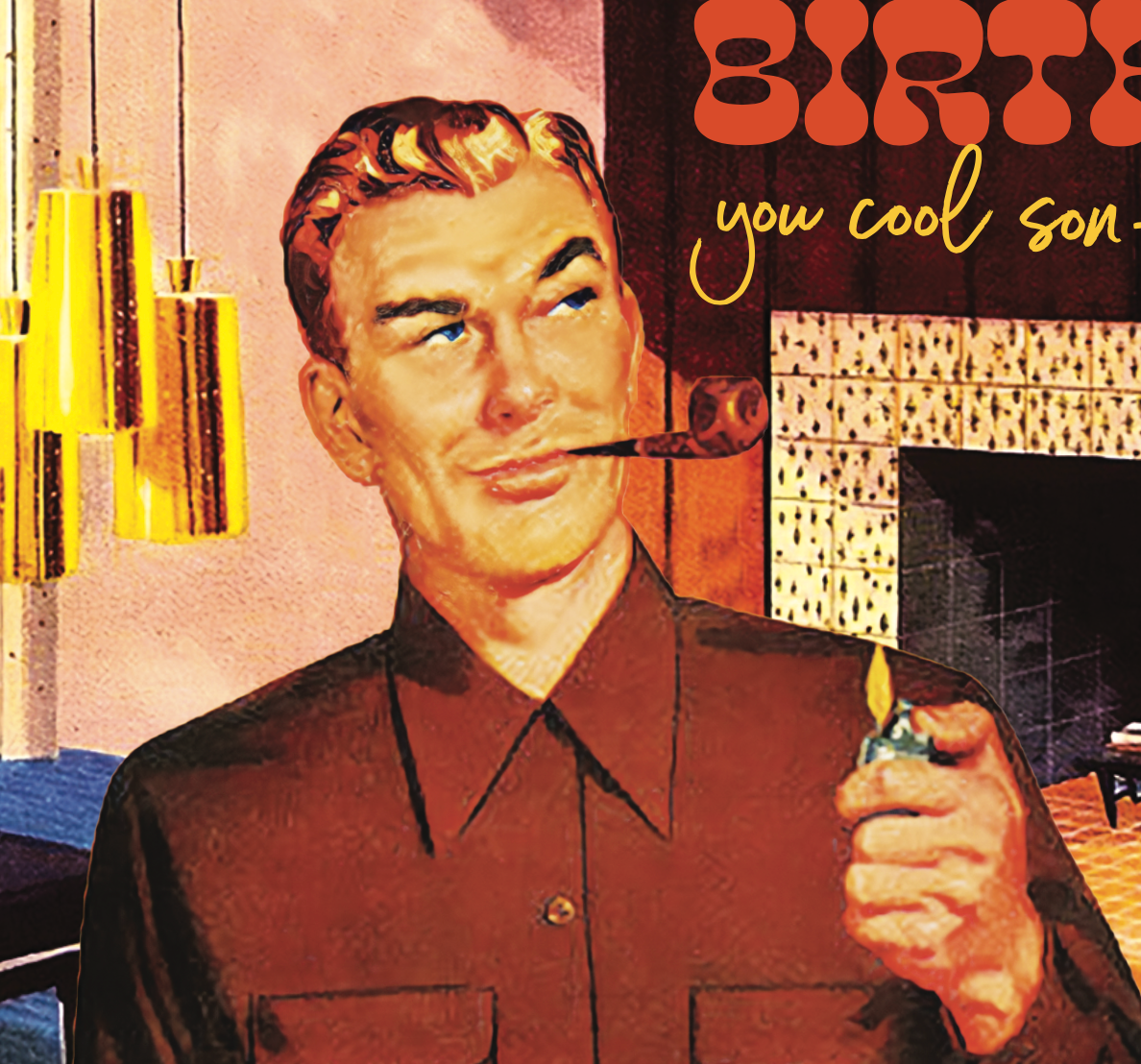 offensivedelightful - MIDCENTURY SOB BIRTHDAY card
