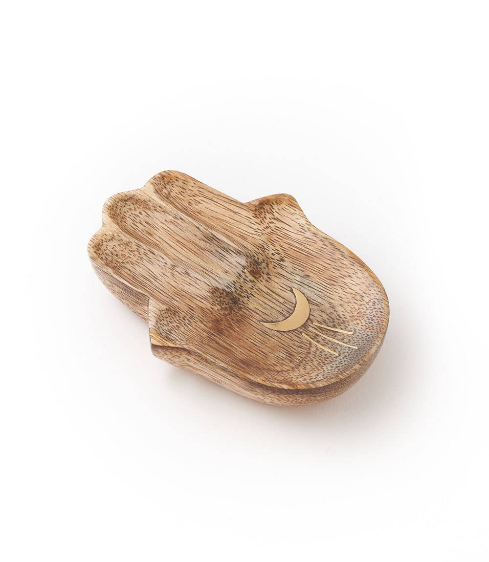 Matr Boomie Fair Trade - Hamsa Catch All Jewelry Tray, Dish