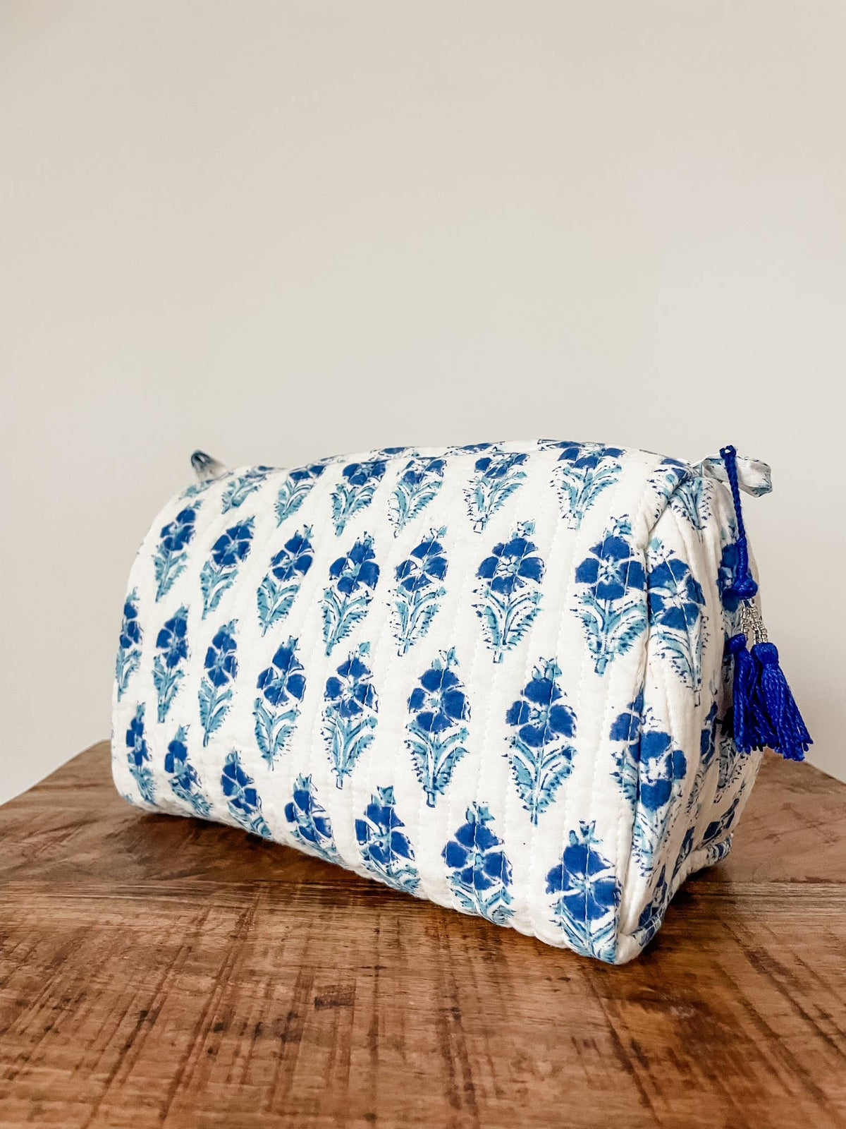 Kalyana Textiles - Booti Flower Block Print Pouch