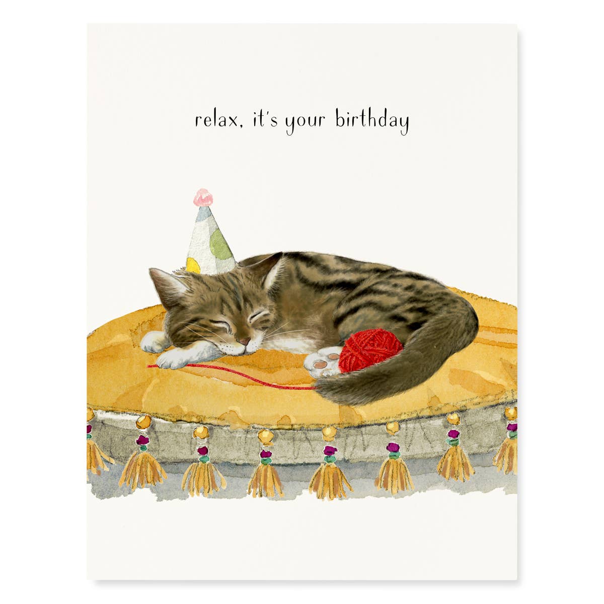 Felix Doolittle - Sleepy Birthday - Birthday Greeting Cards - Cat