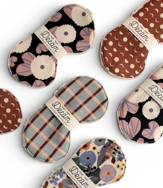 Little Man - Sleep Mask / Cornflower Plaid