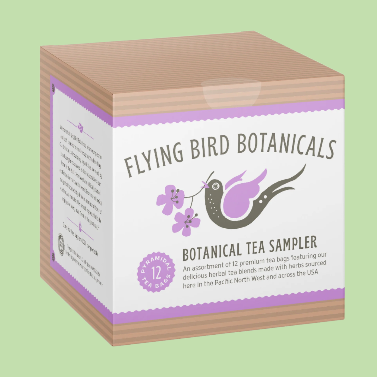 Flying Bird Botanicals - Sampler Box "Botanical Tea Sampler" - Case of 3