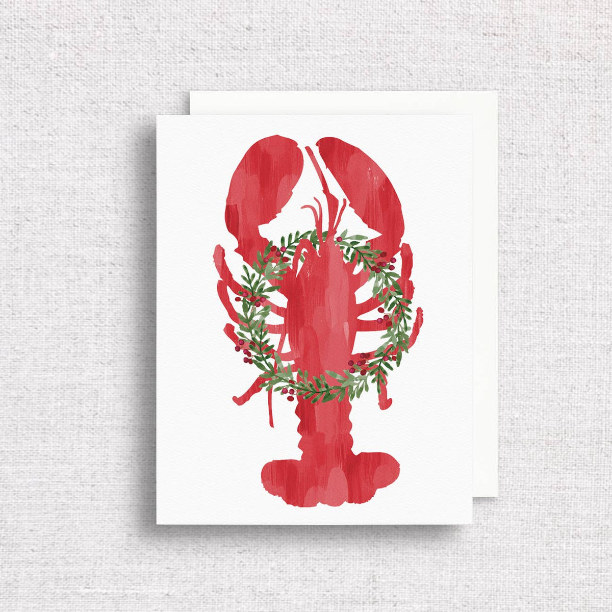 Gert & Co - Holiday Lobster Greeting Card | Coastal Christmas Card