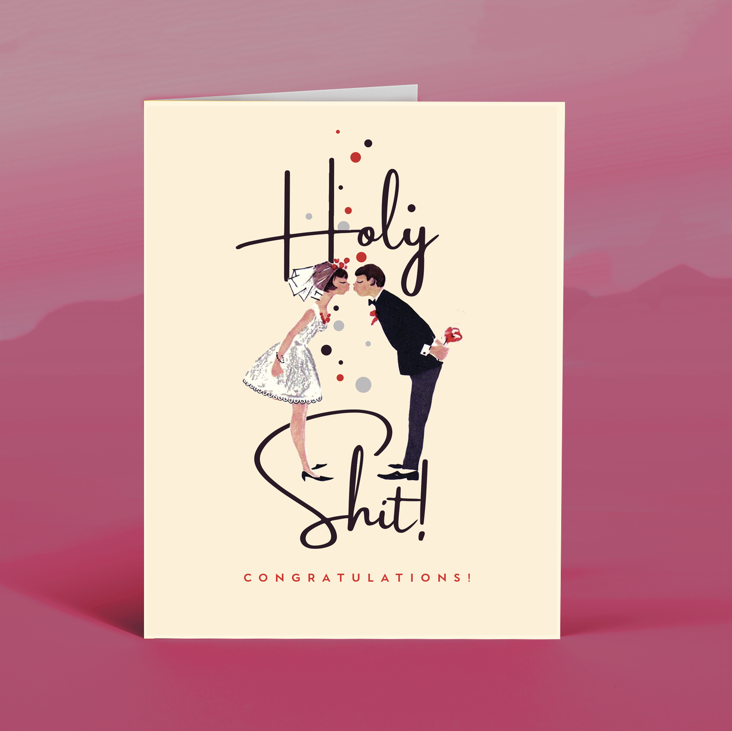 offensivedelightful - HOLY SHIT! wedding card
