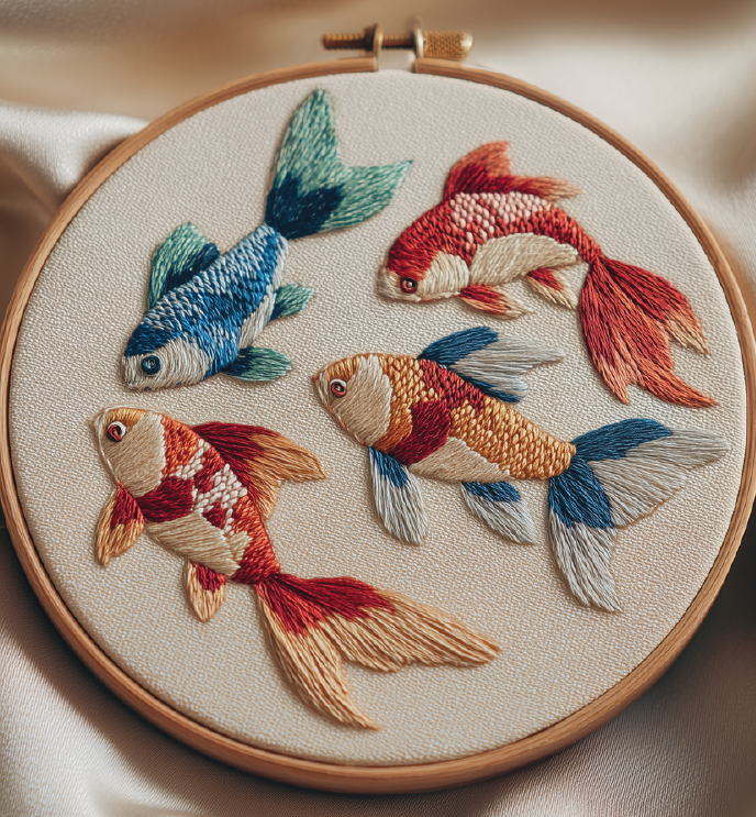 Darby & Windsor - Rainbow Koi