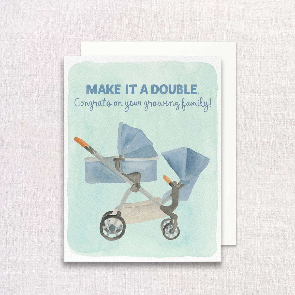 Gert & Co - Growing Family Greeting Card | Congrats on Another Baby Card