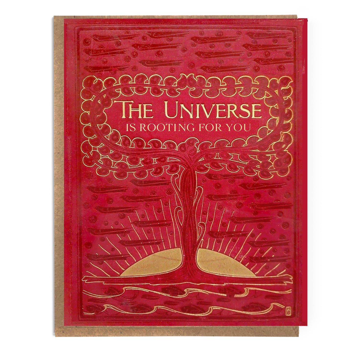 A Zillion Dollars - The Universe is Rooting for You; Modified Vintage Book Cover
