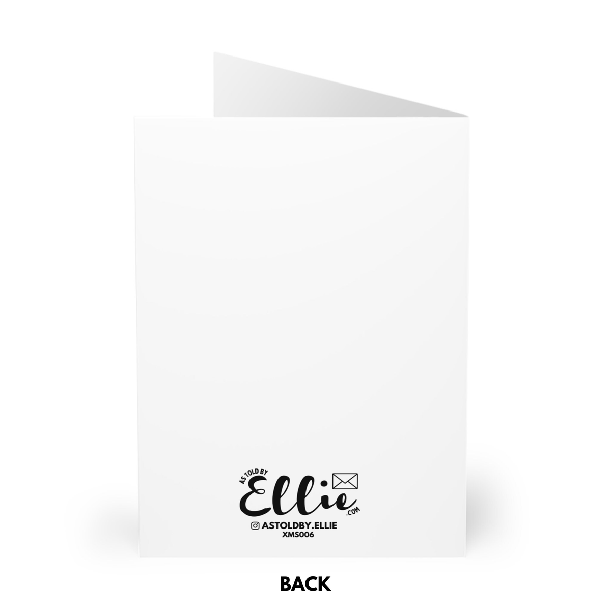 As Told By Ellie - Funny Sister Birthday Card, Cheeky Birthday Gift Sibling
