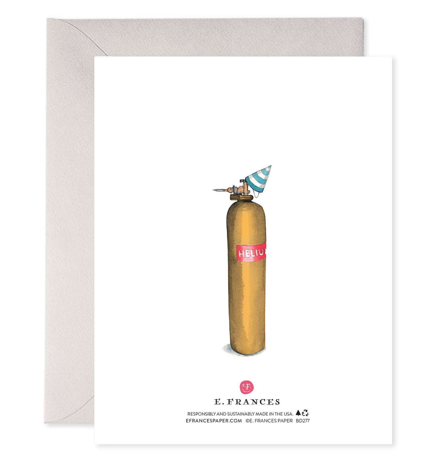 E. Frances Paper - Helium 70 Birthday Greeting Card