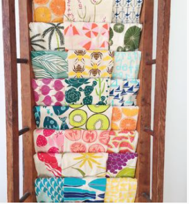 noon designs - Fish Tribe Tea Towel