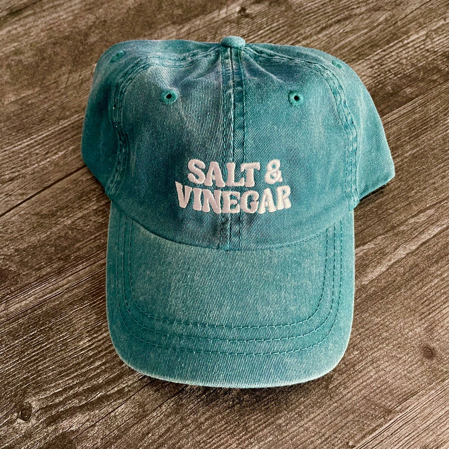The Silver Spider - Salt and vinegar Baseball Cap Dad Hat deli gift shop chips