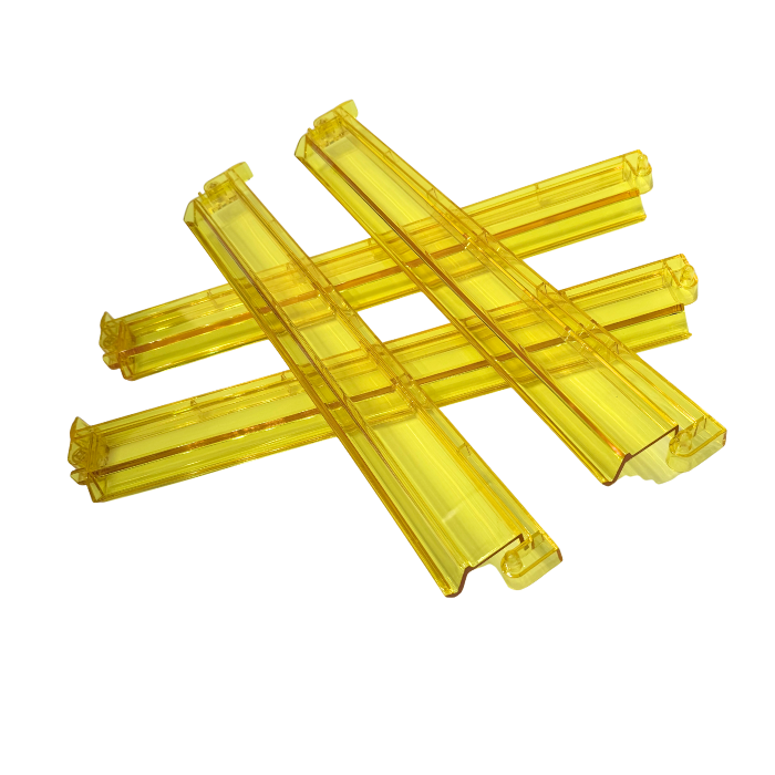 Mahjong Studios - Mahjong Rack and Pusher Set of 4 - Multi Colors Blue Purple Red Green Clear