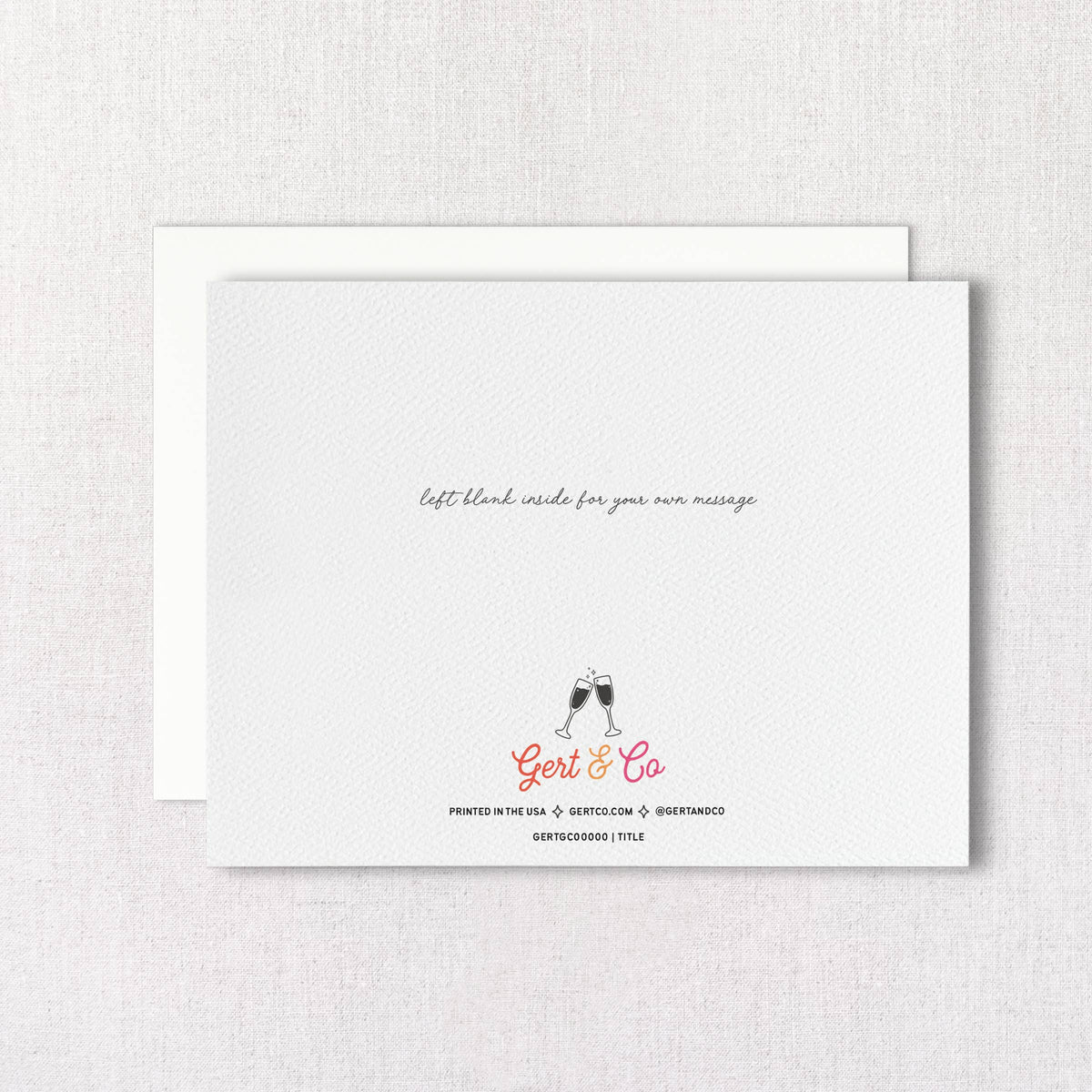 Gert & Co - Big Sister Greeting Card | Card for New Big Sister
