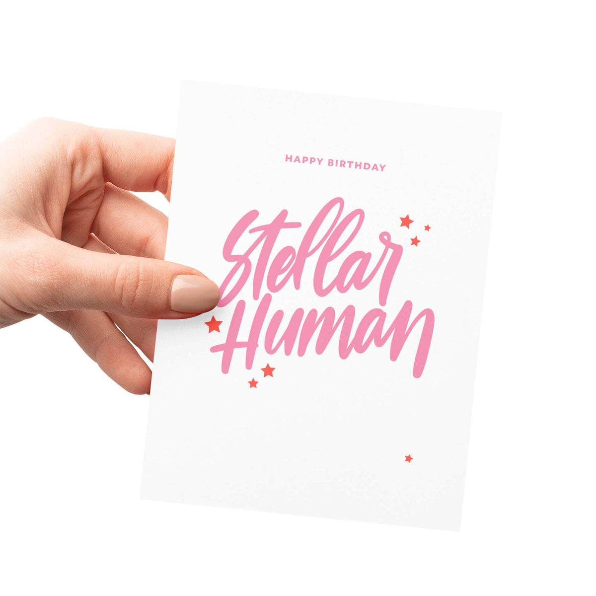 Friendly Fire Paper - Stellar  Human | Letterpress Birthday Card