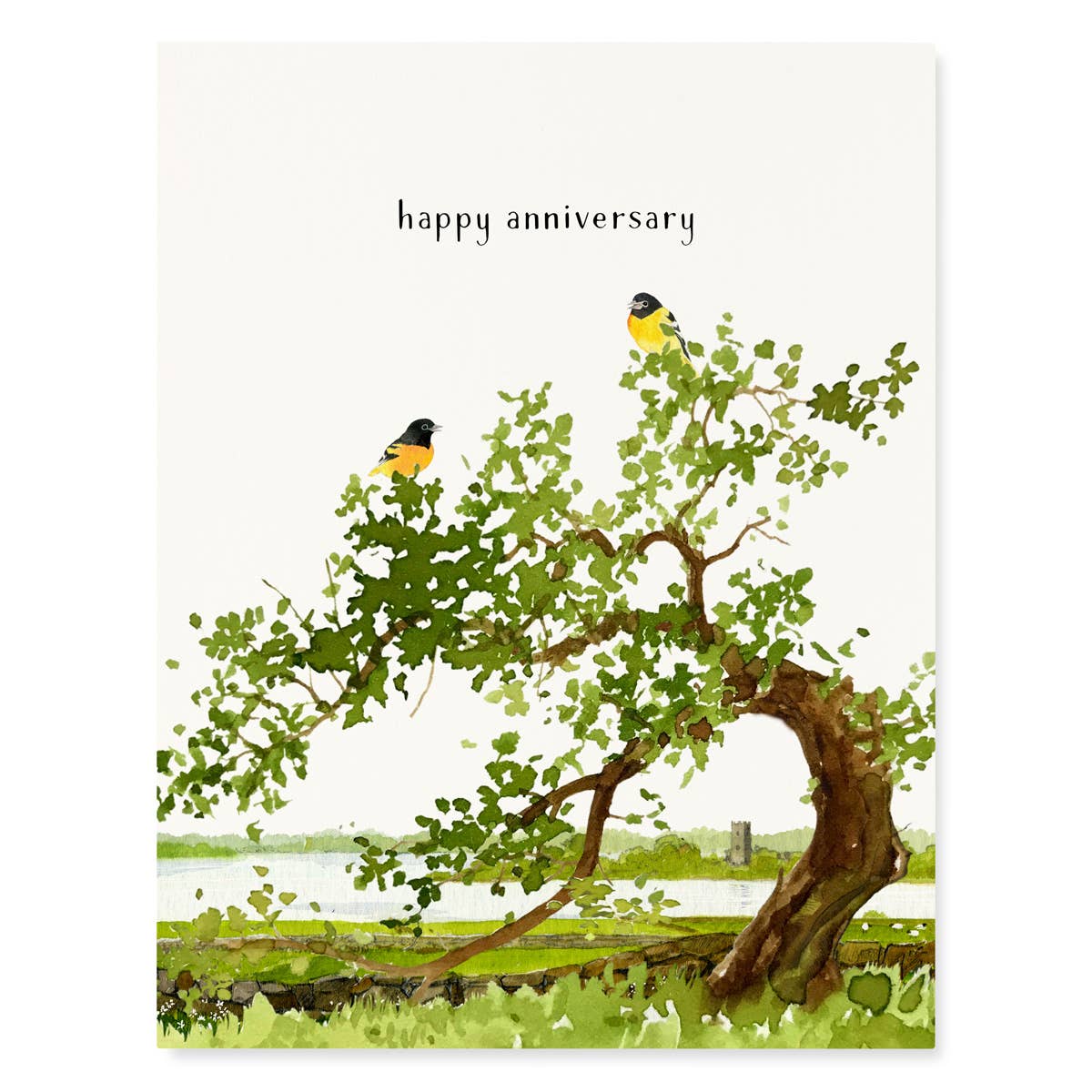 Felix Doolittle - Goldfinches - Anniversary Greeting Cards - Birds