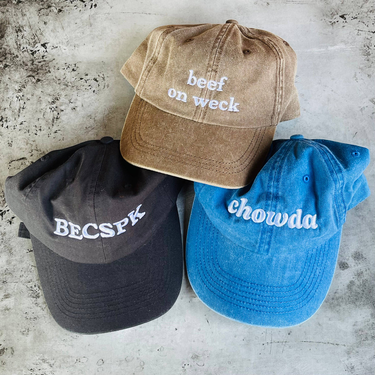 The Silver Spider - Chowda foodie Baseball Cap Dad Hat clam chowder New England